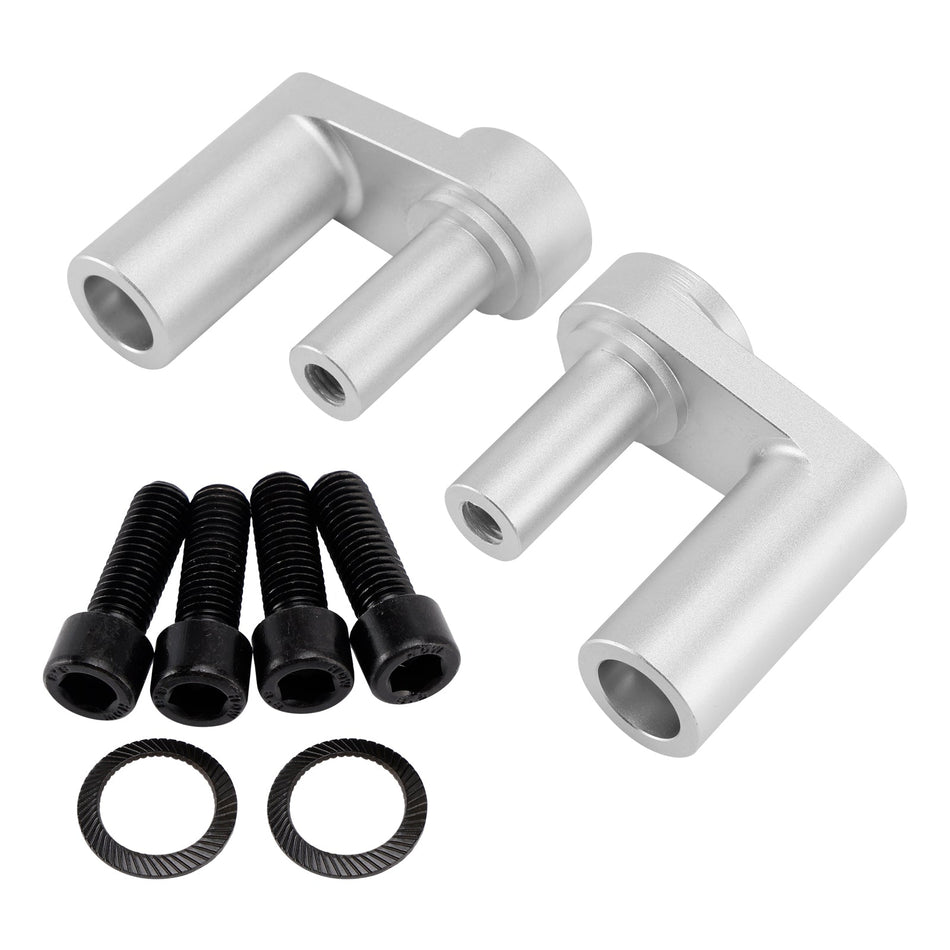 SPESSORI RIALZI RISER MANUBRIO ARGENTO FÜR BMW R1200RT R1250RT 2014-2024