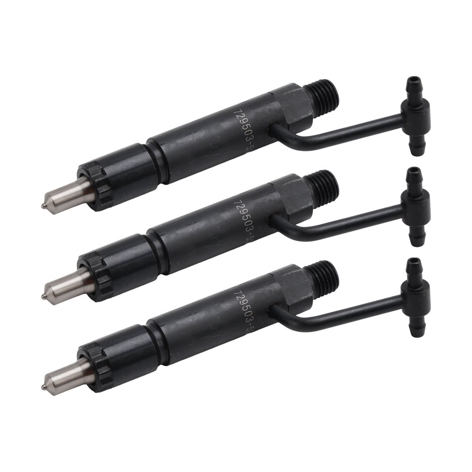 3 Stück Einspritzdüsen für Yanmar 3TNE84, 3TNE88, 4TNE84, John Deere 729503-53100