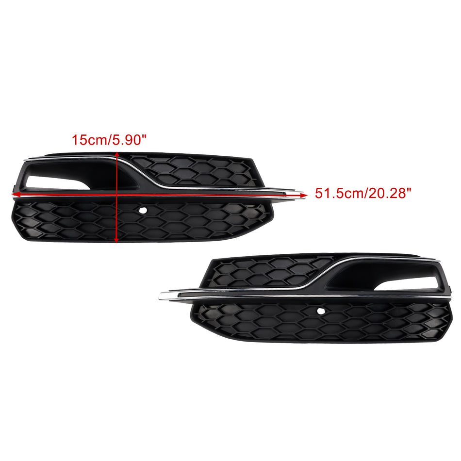 Front Lower Fog Light Cover Grill Grille Für AUDI A3 S3 S-Line 2013-2016