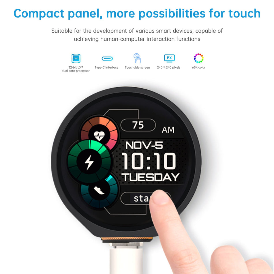 ESP32-S3 Entwicklungsboard Kapazitiver Touchscreen Dual-Core-Prozessor Bluetooth
