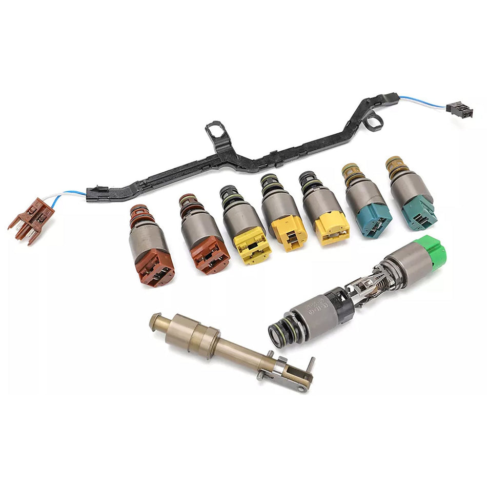 2009–2012 BMW X5 3.0 L6 E70 6HP28 Getriebeventilkörper-Reparatur-Magnetventil-Kit 1068298047