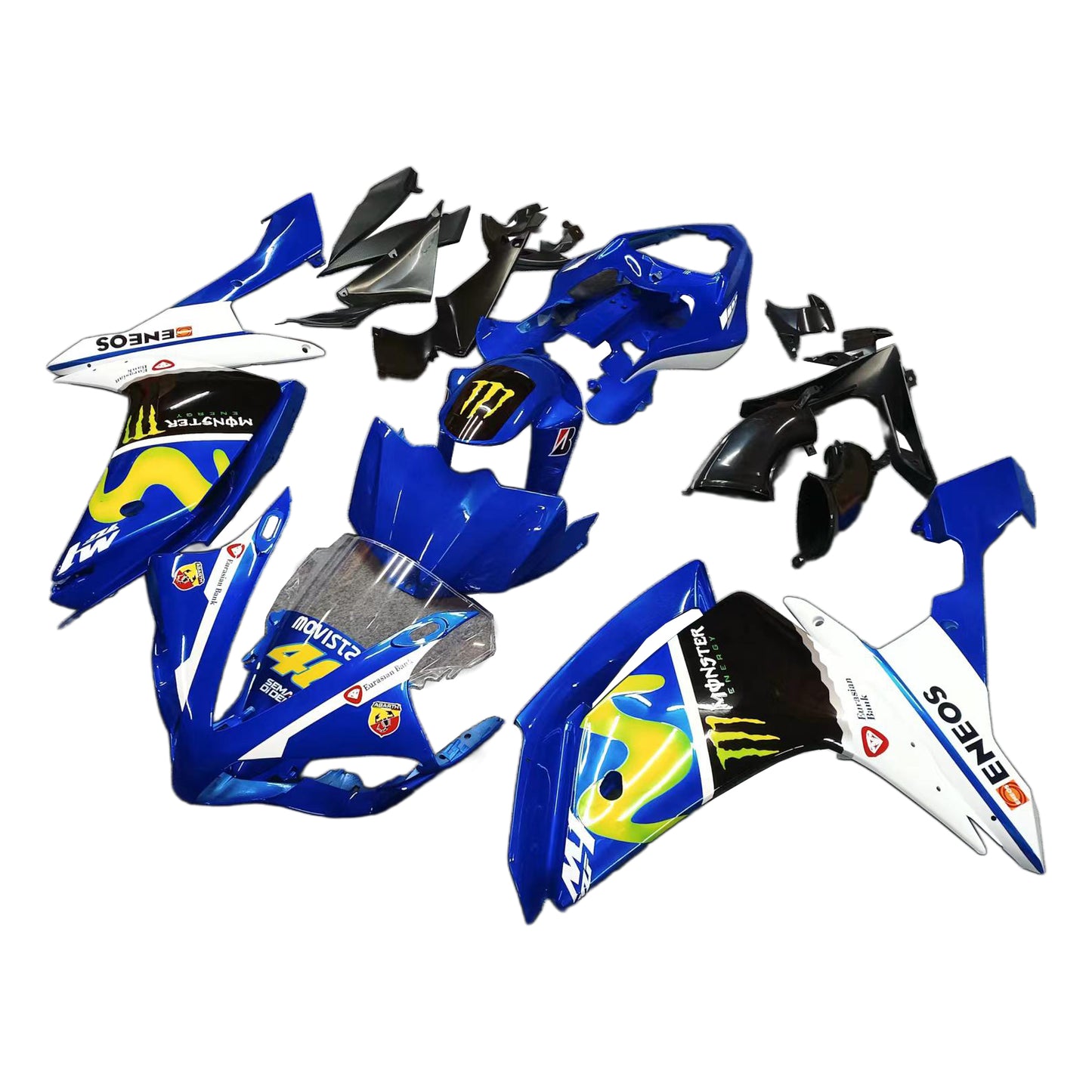 Injection Fairing Kit Bodywork Plastic ABS fit For Yamaha YZF-R1 2007-2008