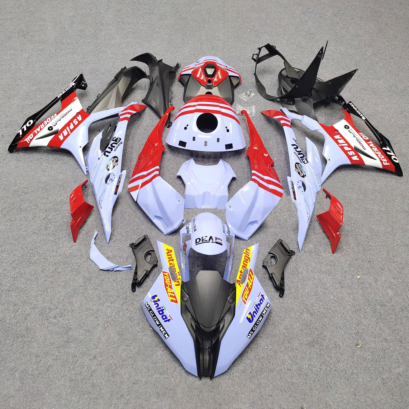 2023-2024 BMW S1000RR Einspritzverkleidungssatz Karosserie Kunststoff ABS