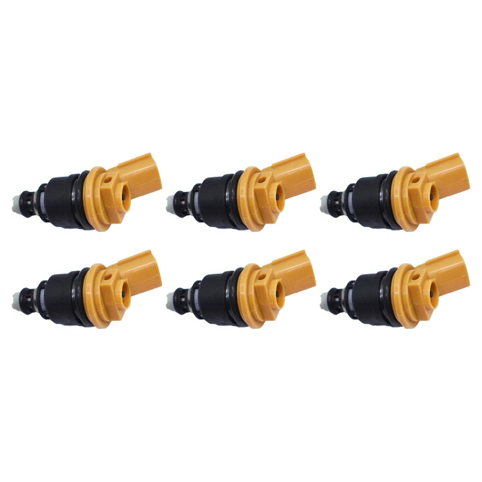 6 Stück Einspritzdüsen für Nissan Silvia SR20DET S13 14 15 Skyline R33 16600-RR543