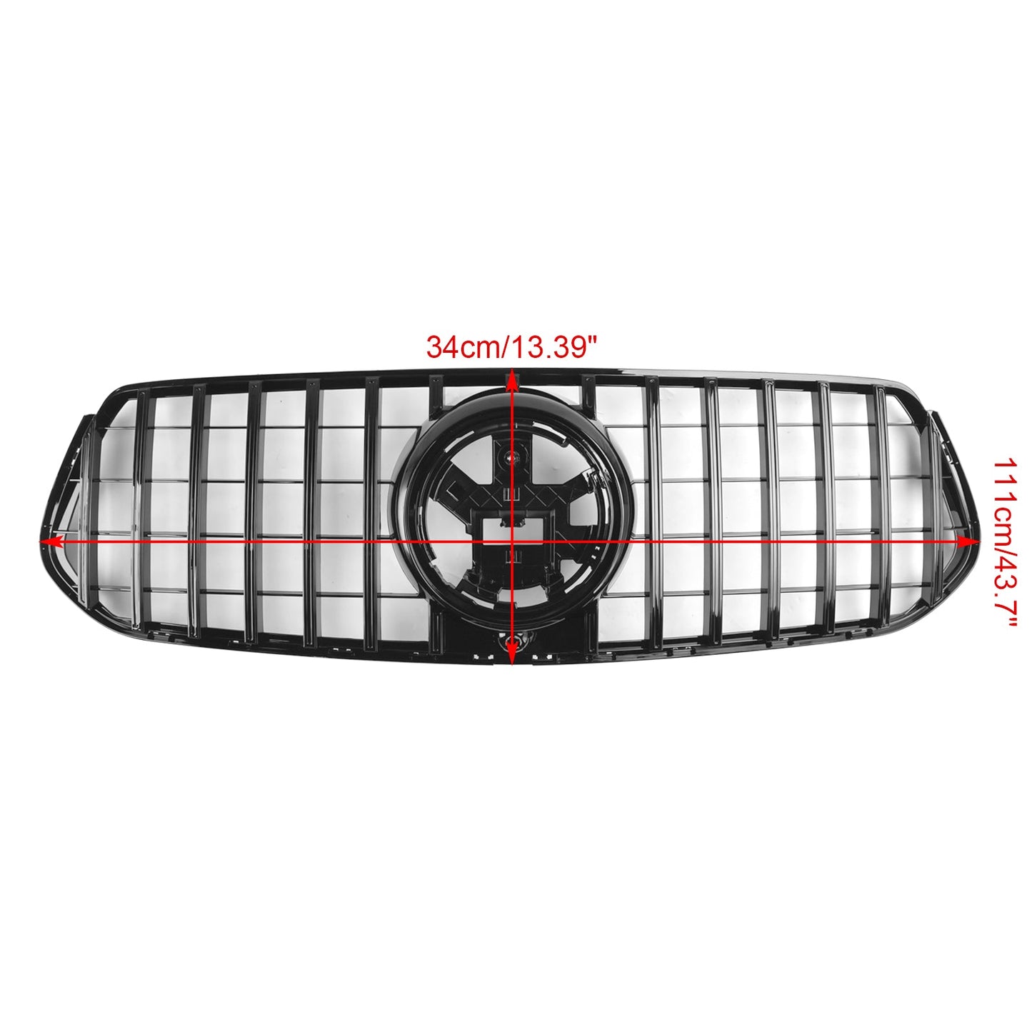 Glänzend schwarzer Kühlergrill für Mercedes Benz Gle W167 C167 V167 2020–2023