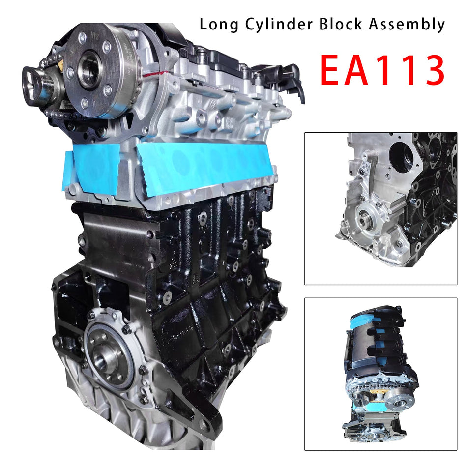 Neuer EA113 Motorblock für Audi A3, A4, A6, TT und VW EOS 2.0L Benzin-Turbomotor