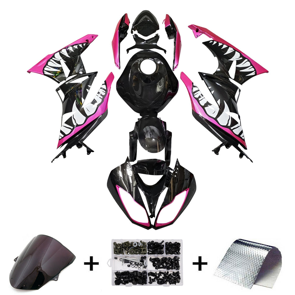 Injection Verkleidung Kit Karosserie Kunststoff ABS fit Für Kawasaki ZX6R 636 2009-2012
