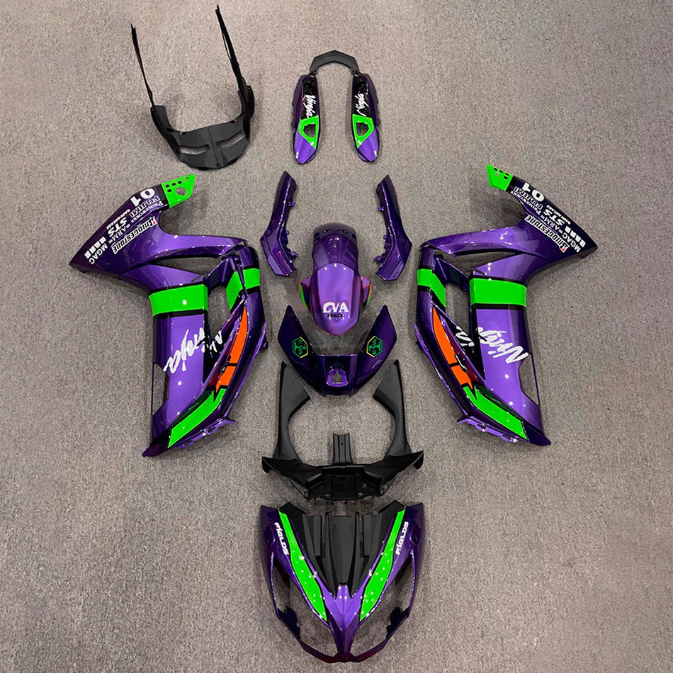 Verkleidungssatz aus ABS-Kunststoff, passend für Kawasaki ER-6F Ninja650 (2012-2016)