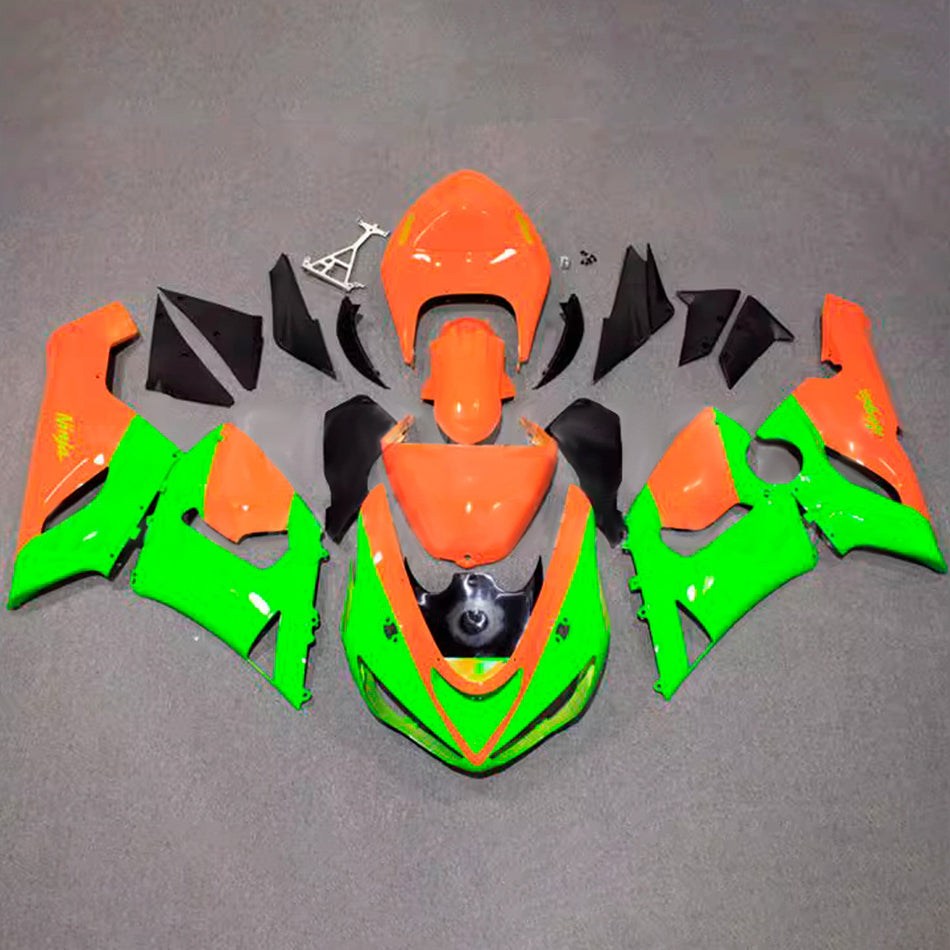 Verkleidungssatz aus ABS-Kunststoff, passend für Kawasaki ZX6R 636 (2005-2006)