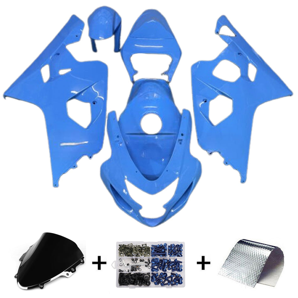 Injection Verkleidung Kit Karosserie Kunststoff ABS Für Suzuki GSXR 600/750 2004-2005 K4