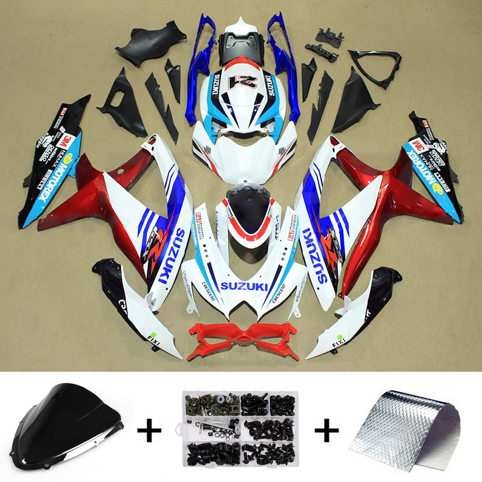 Verkleidungssatz aus ABS-Kunststoff für Suzuki GSXR 600/750 2008-2010 K8
