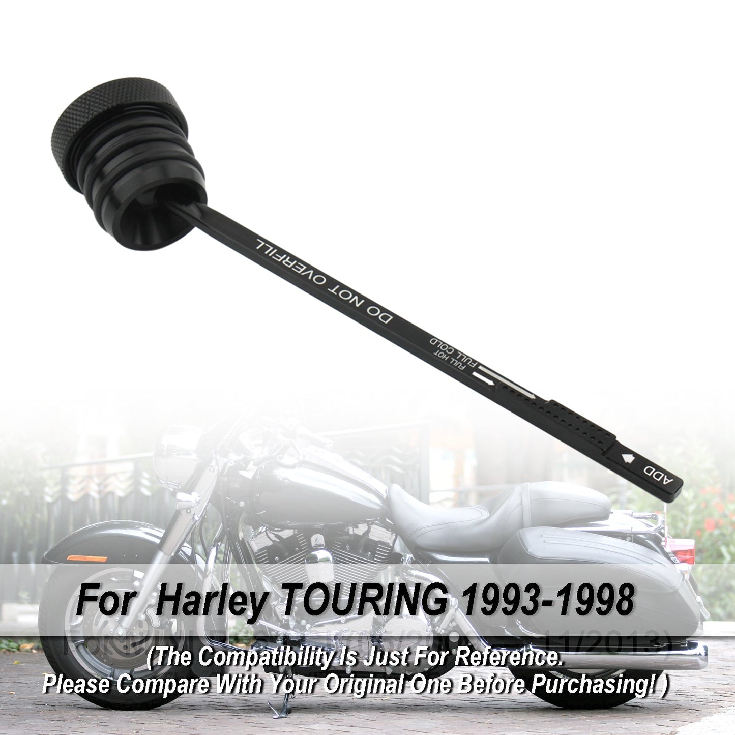 1993-1998 Harley TOURING FLHT FLHS FLTC Ölmessstab Tankdeckel Stecker 0710-0002