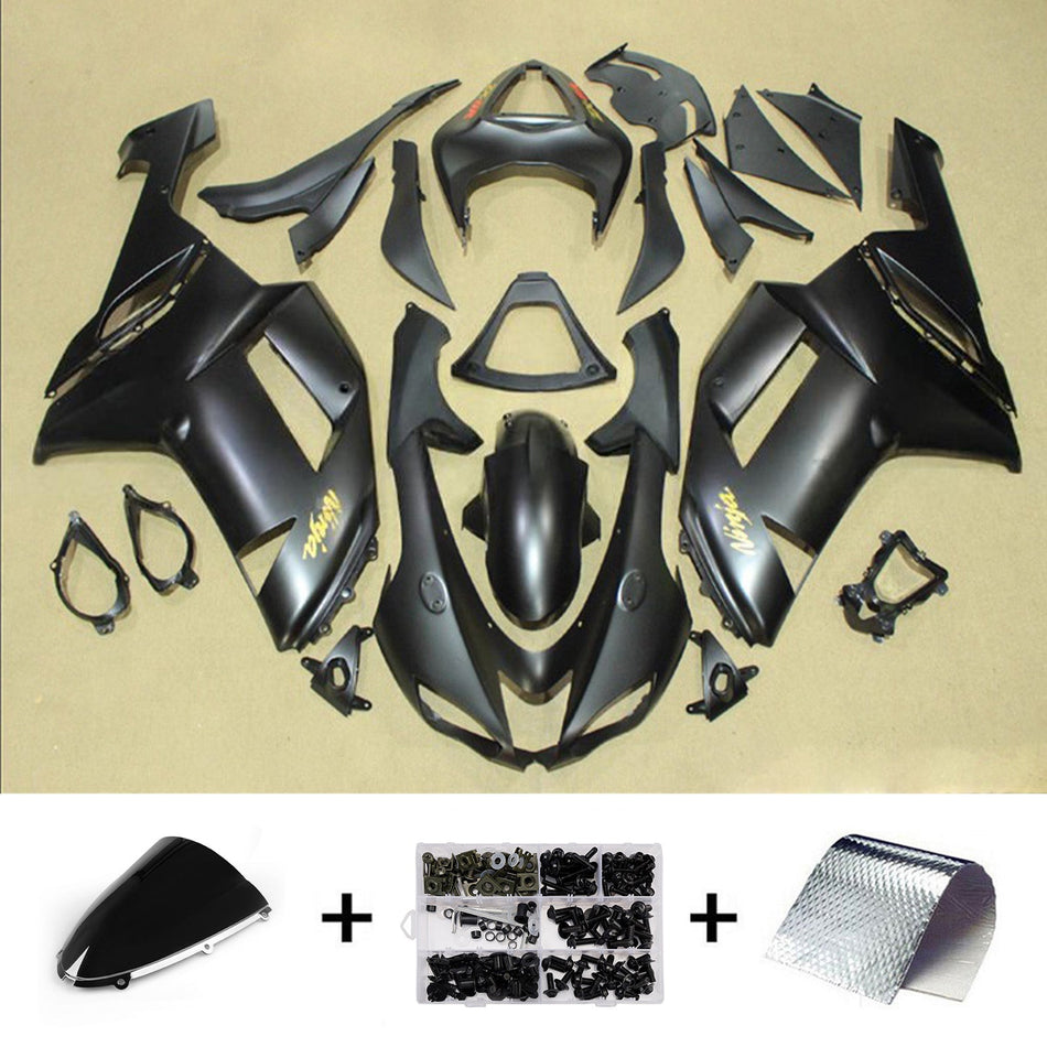 Verkleidungssatz aus ABS-Kunststoff, passend für Kawasaki ZX6R 636 (2007-2008)
