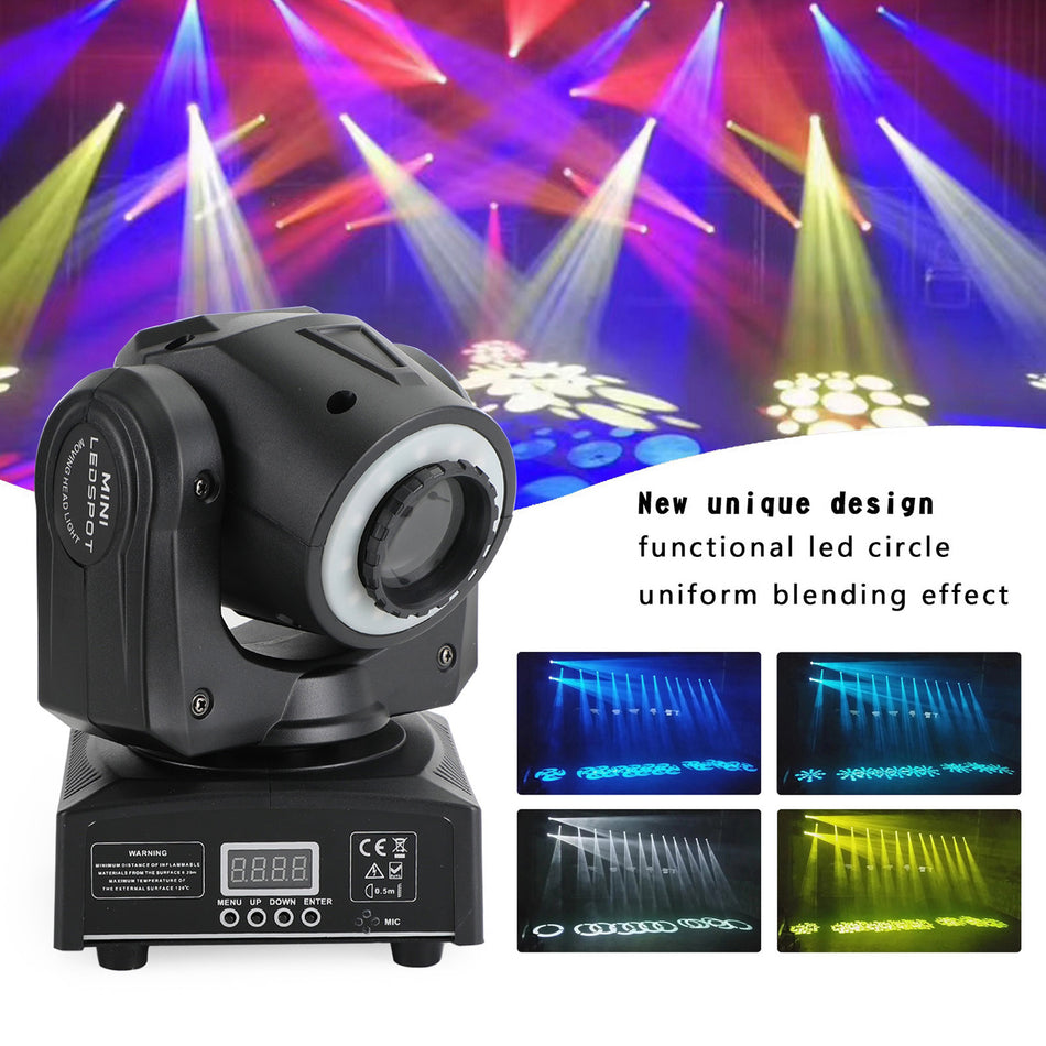 100W LED Moving Head Bühnenbeleuchtung Disco DJ DMX512 Beam RGBW Gobo Spot Light