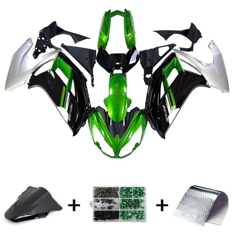 Verkleidungssatz aus ABS-Kunststoff, passend für Kawasaki ER6F Ninja650 (2012-2016)