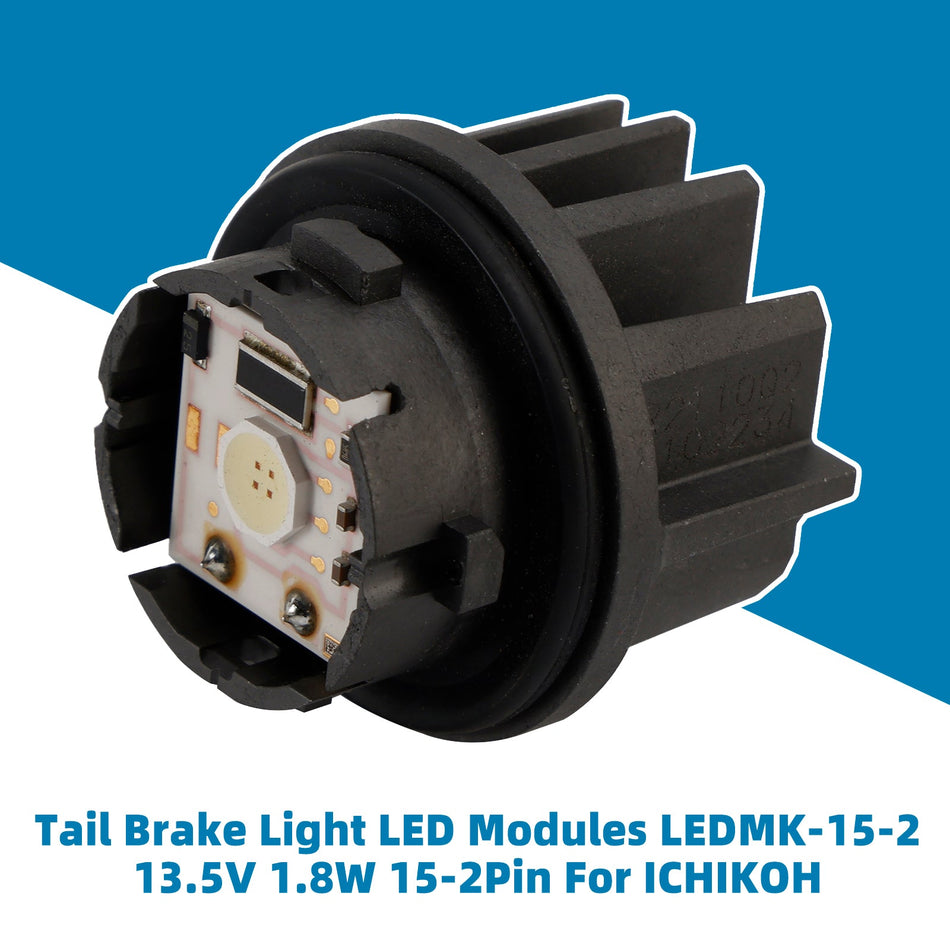 Rücklicht-Bremslicht-LED-Module LEDMK-15-2 13,5 V 1,8 W 15-2Pin für ICHIKOH