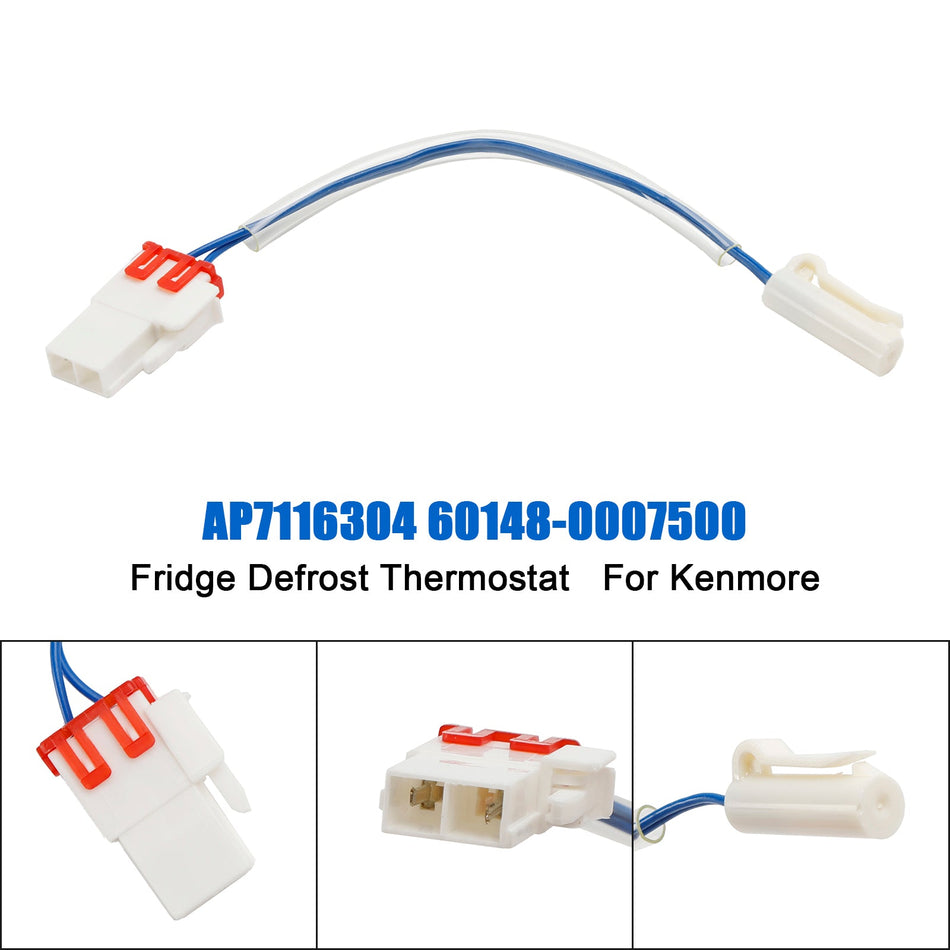 Kühlschrank-Abtauthermostat für Kenmore, AP7116304, PS12199075, 60148-0007500
