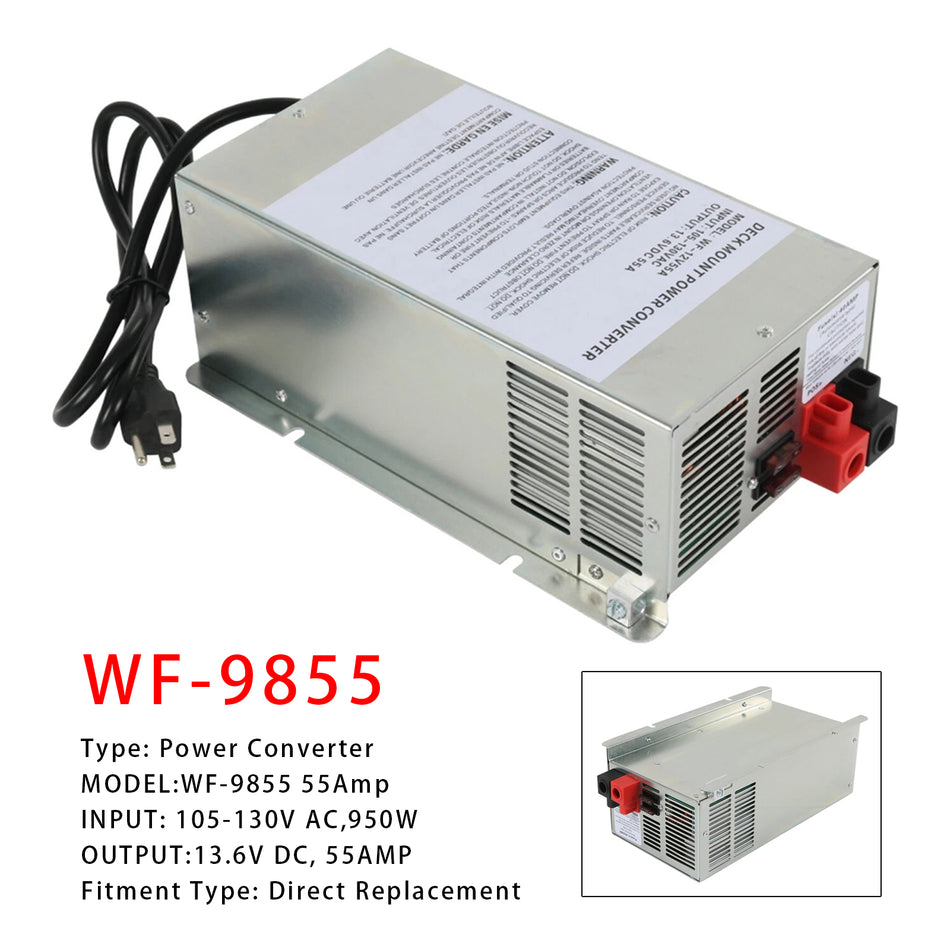 Converter 55 Amp Power Converter Charger Für RV Trailer Camper 12V WF-9855