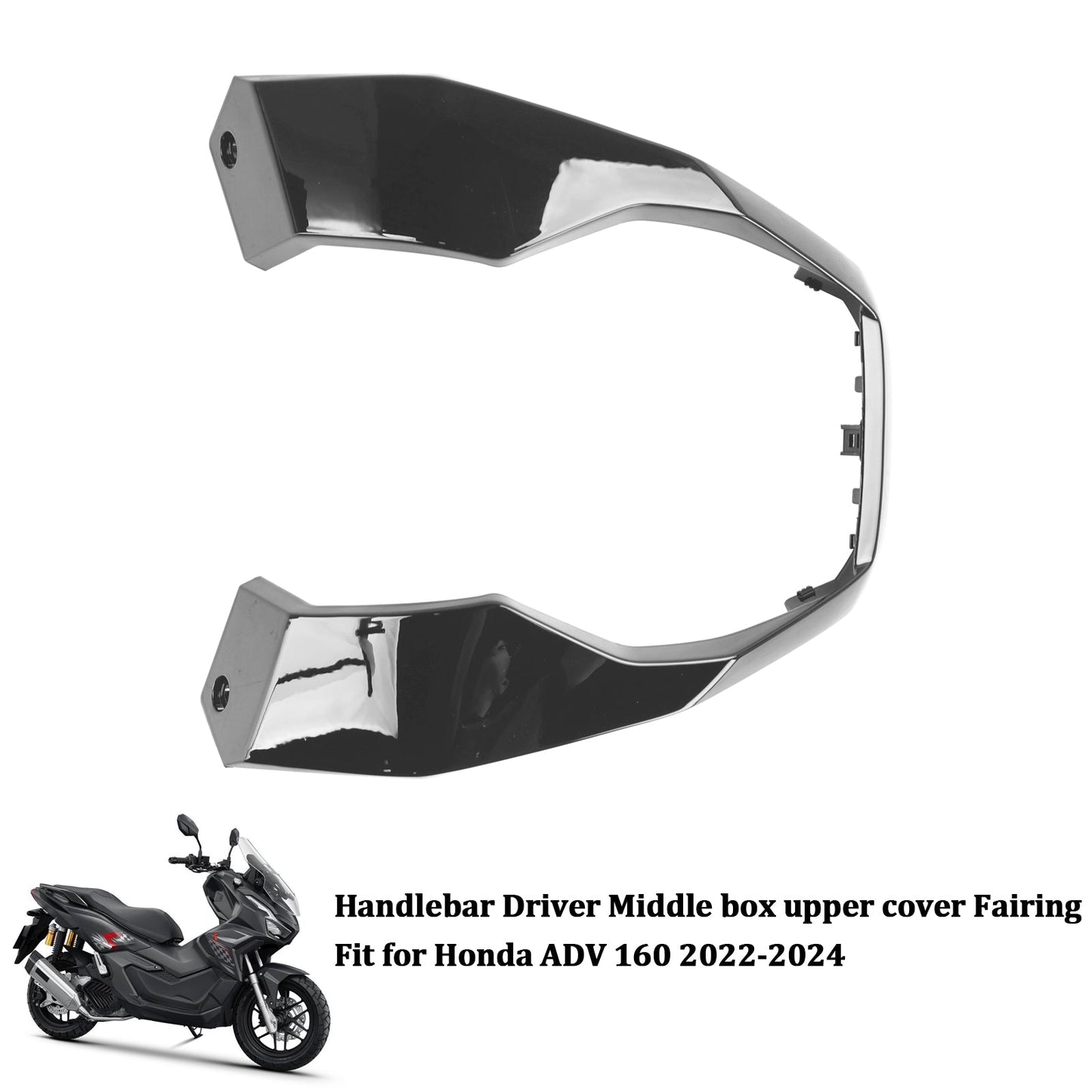 2023-2024 Honda ADV 160 Lenker Fahrer Mittelkasten untere Abdeckung Verkleidung