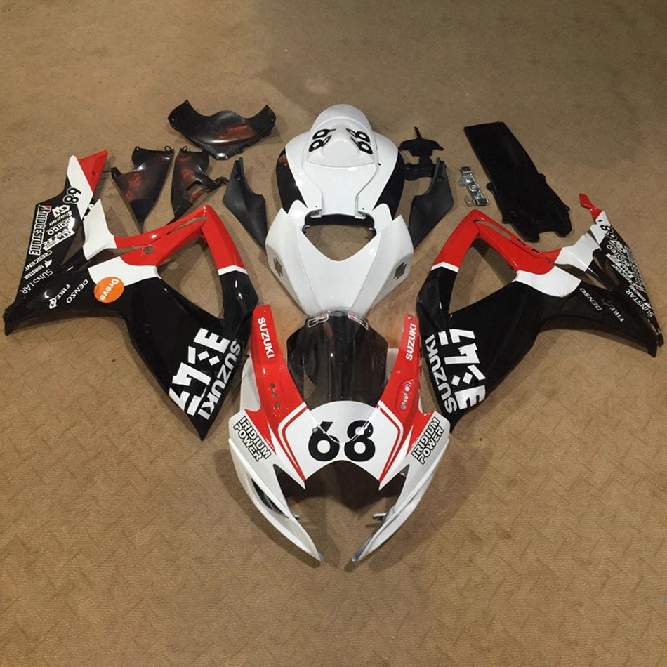 Verkleidungssatz aus ABS-Kunststoff für Suzuki GSXR 600/750 2006-2007 K6