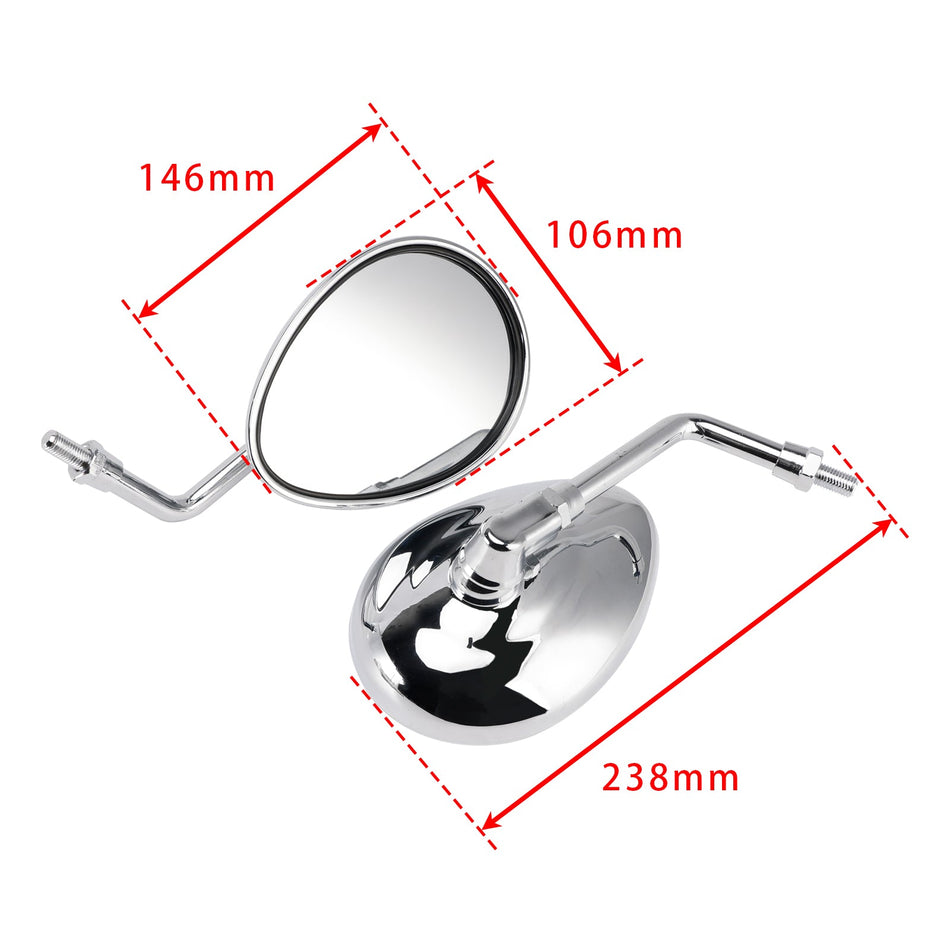 Rückspiegel-Set für Indian Scout Sixty Bobber Springfield Dark Horse 16-25