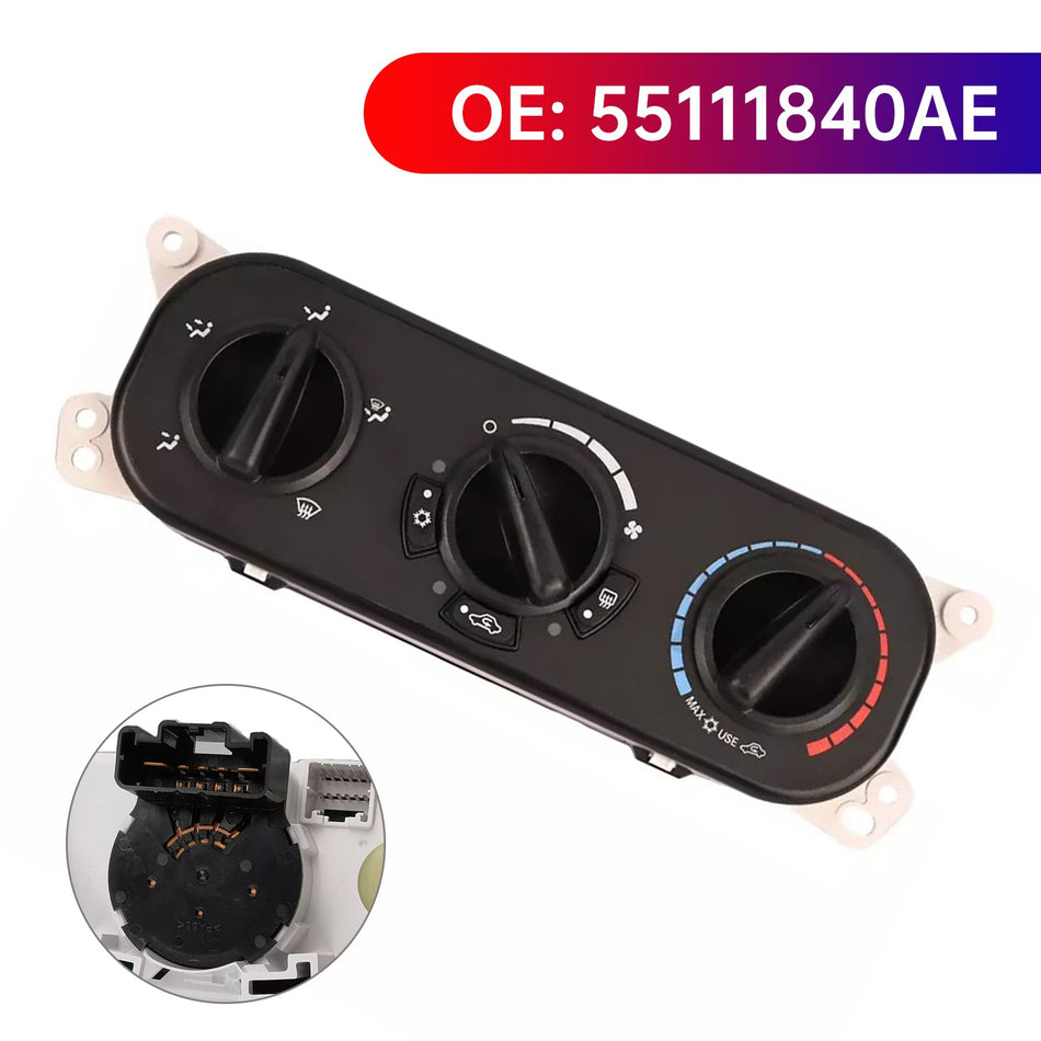 2007–2010 Jeep Wrangler JK Klimaanlage Heizung Steuerschalter 55111840AE