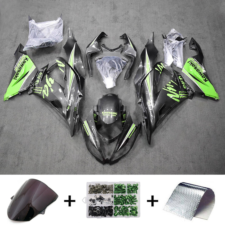 Verkleidungssatz aus ABS-Kunststoff, passend für Kawasaki ZX6R 636 (2013–2018)