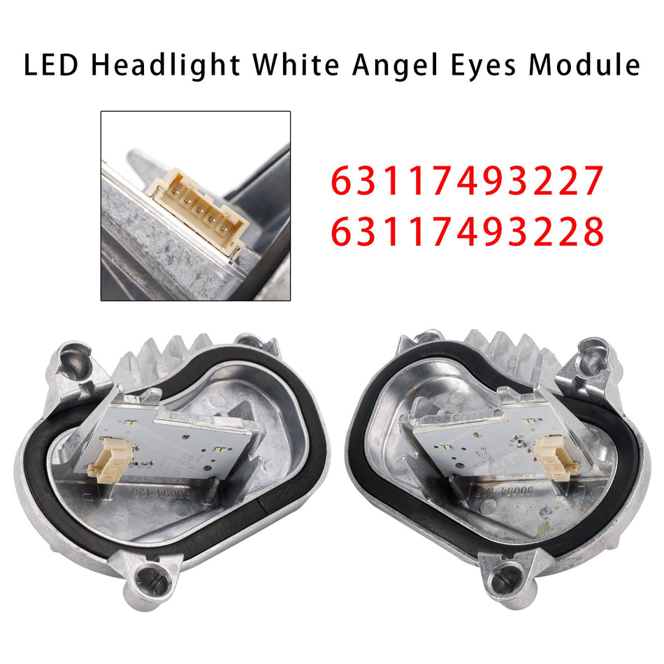 2 Stück Angel Eye Tagfahrlicht-LED-Module für BMW F32 F33 F36 LCI 4er Reihe 2018-2020 Weiß
