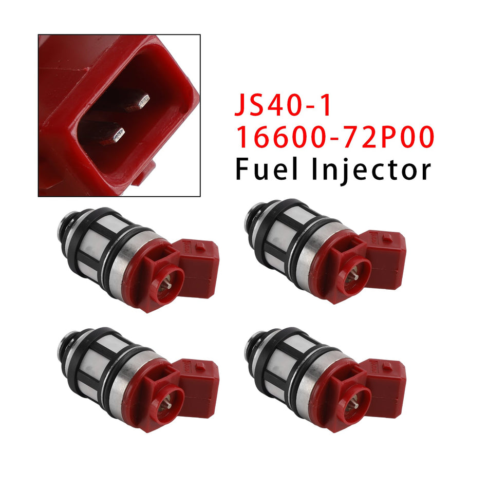 4 Stück Einspritzdüsen für Nissan D21 XE Pickup 2.4L 93-95 JS40-1 16600-72P00