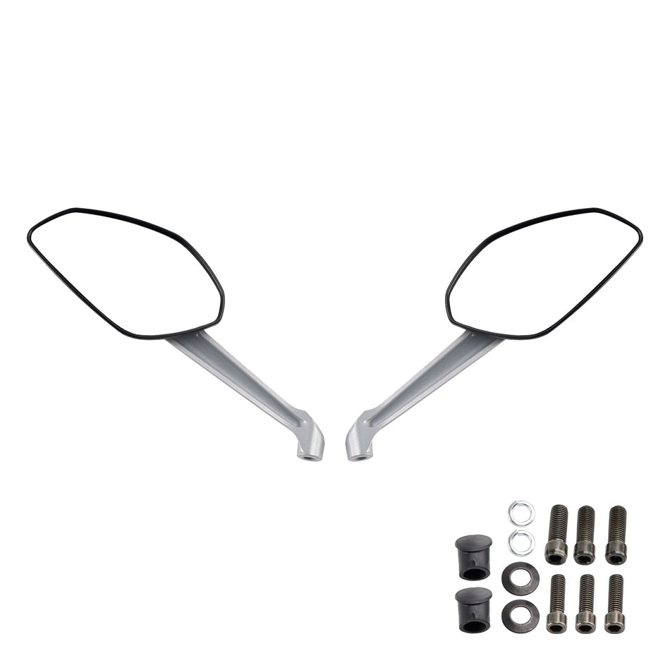 SCHWARZES PAAR RÜCKSPIEGEL FÜR DUCATI MONSTER 797 821 STRIPES 1200 S 2014-2017