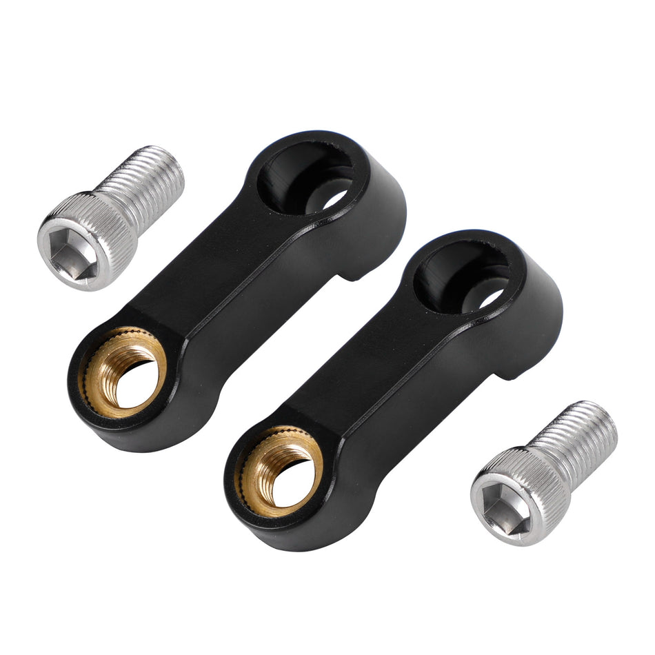 Kunststoff Motorrad Verlängerungspiegel M10 X 1,25mm Rechtsgewinde + Linkgewinde