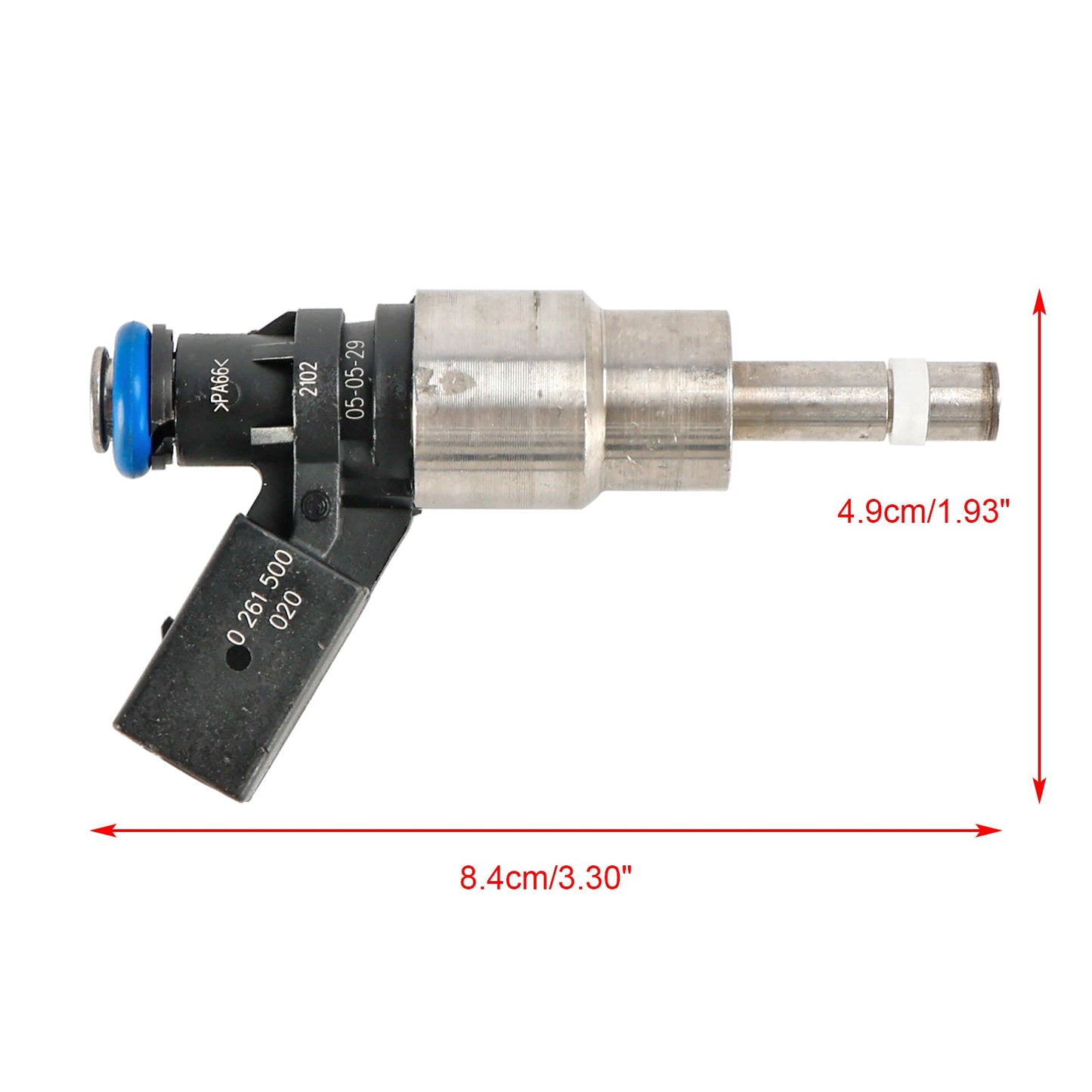 2006–2008 Audi A3 2.0L I4 4-teiliges Kraftstoffeinspritzventil 06F906036A