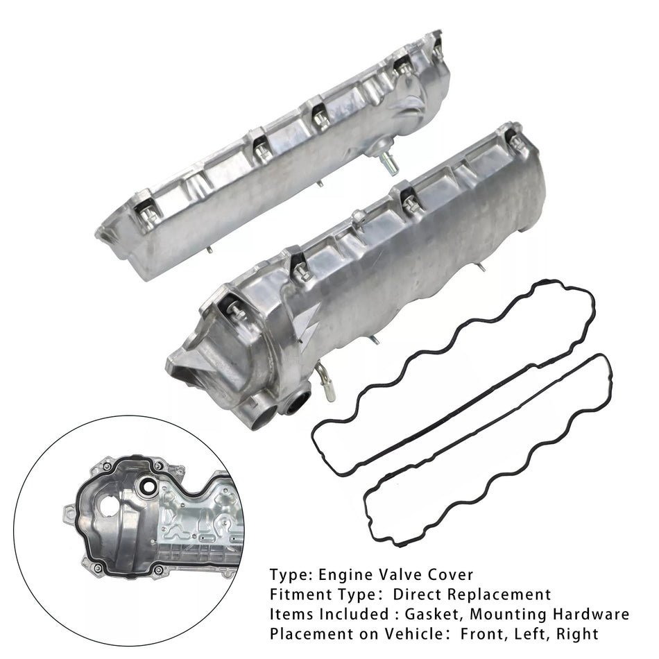 2PCS LH+RH Engine Valve Cover 9L1Z6582D Für Ford F-150 V8 5.4L 2004-2010