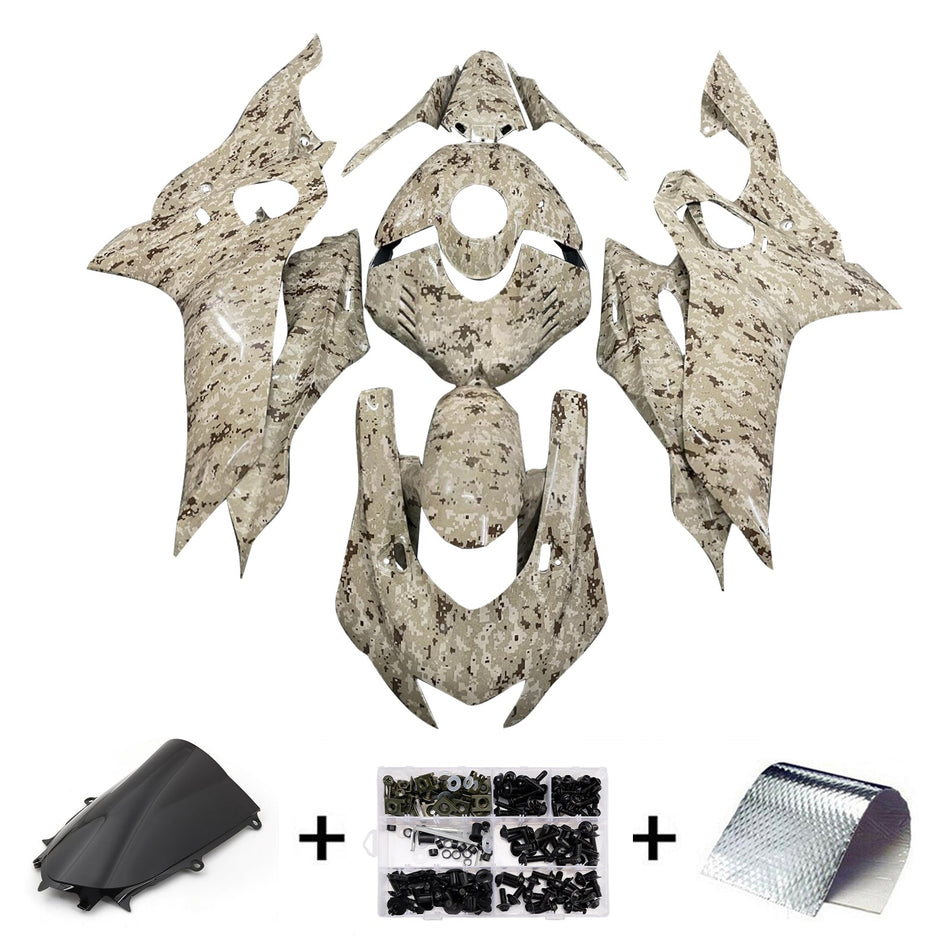 Injection Verkleidung Kit Karosserie Kunststoff ABS fit Für Yamaha YZF-R6 2017-2023
