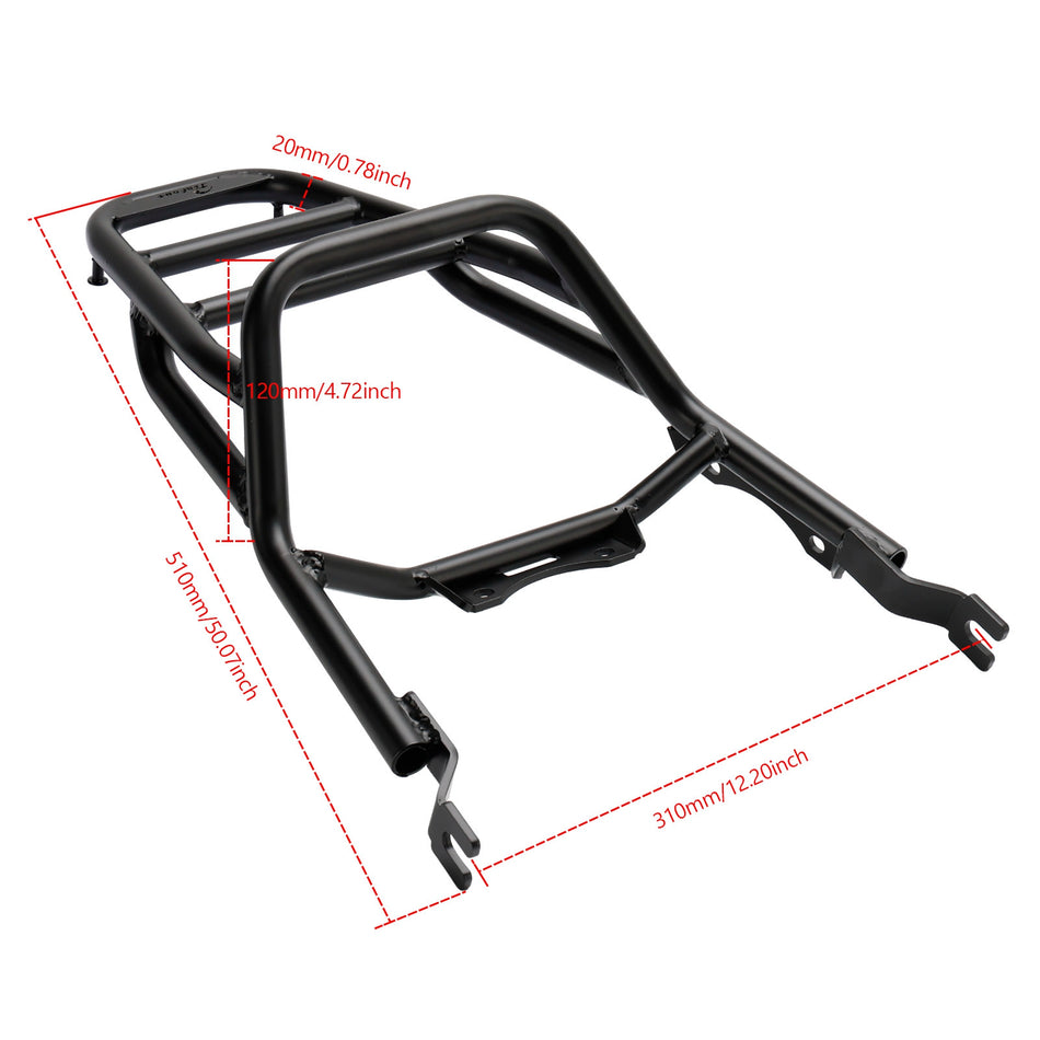 Gep?cktr?ger Heckgep?cktr?ger - schwarz für Honda ST 125 Dax Bj 2022-2023