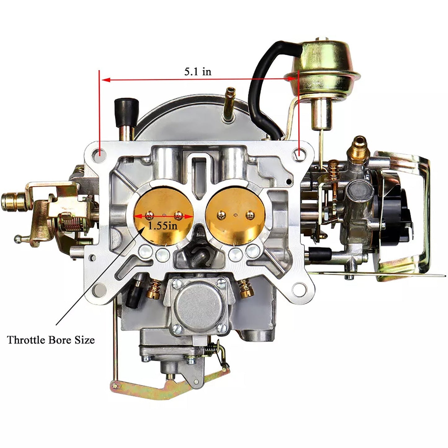 2-Barrel-Vergaser Carb 2100 für Ford 400 302 351 Cu Jeep Motor 2150