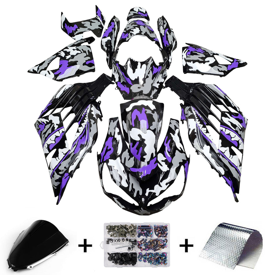 Injection Verkleidung Kit Karosserie fit Für Kawasaki ZX14R ZZR1400 2012-2025