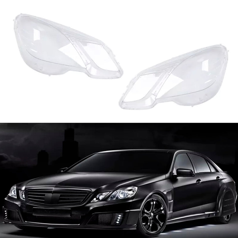2009–2014 Mercedes Benz E-Klasse W212 2 Stück Frontscheinwerfer Glas Klar Abdeckung A2128209661