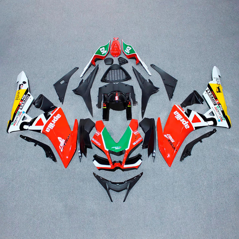 2009-2015 Aprilia RSV4 1000 Einspritzverkleidungssatz Karosserie Kunststoff ABS