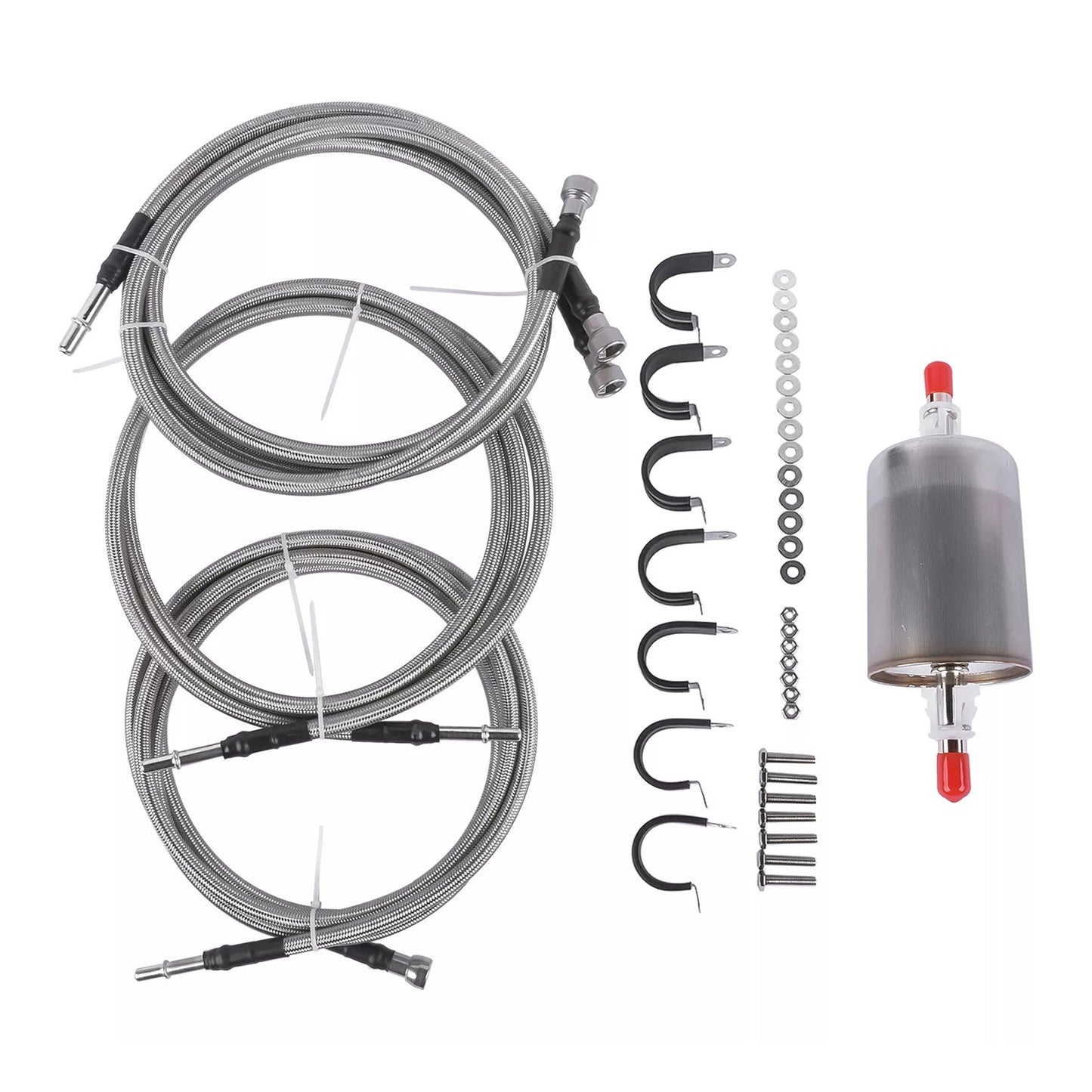 1999-2003 GMC Sierra 2500 Edelstahl-geflochtenes Kraftstoffleitungs-Kit 819-840 Quick Fix