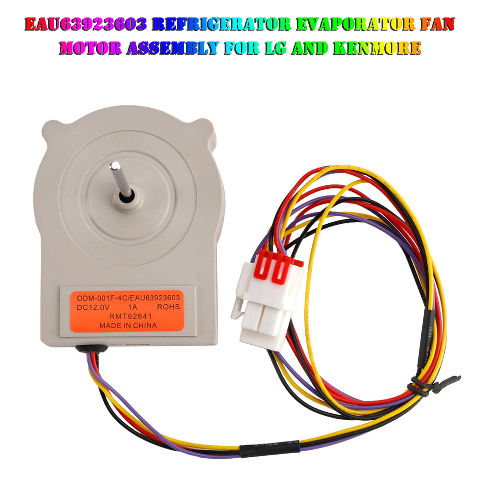 EAU63923603 Kühlschrank-Verdampferlüftermotorbaugruppe für LG und Kenmore