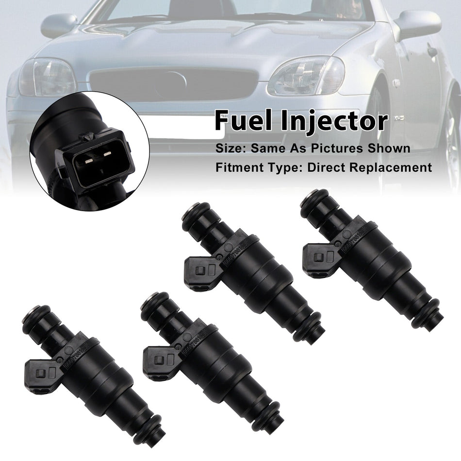 4 Stück Einspritzdüsen für Mercedes-Benz SLK (R170) 230 Kompressor 96-00 0000788123