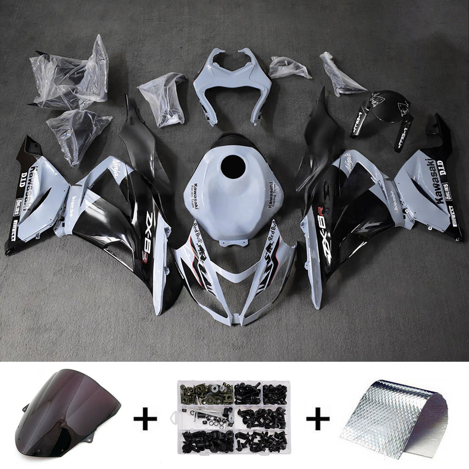 Verkleidungssatz aus ABS-Kunststoff, passend für Kawasaki ZX6R 636 (2013–2018)