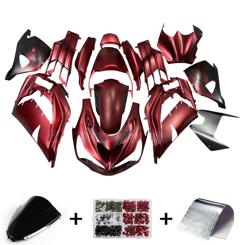 Injection Verkleidung Kit Karosserie fit Für Kawasaki ZX14R ZZR1400 2012-2025