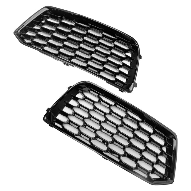 2018-2022 Audi Q5 Mesh 2PCS Front Sto?stange Abdeckung Grill Grille Lünette Einsatz