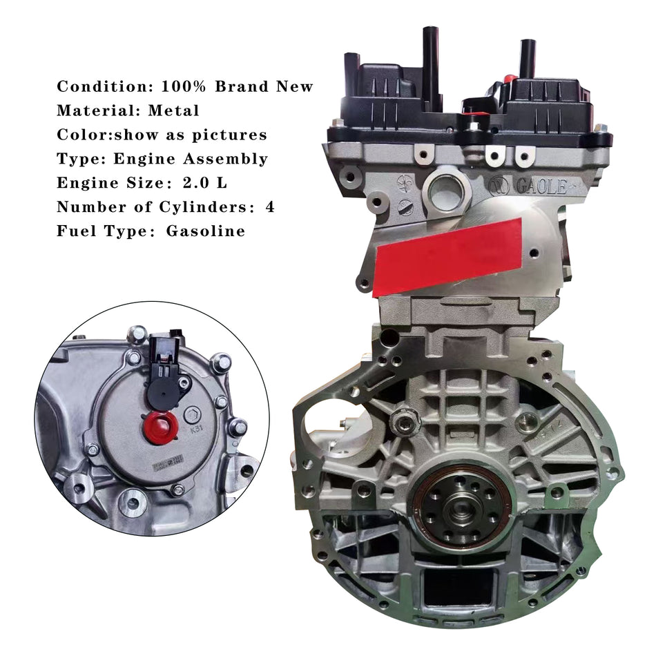 G4KH Engine Assembly Für Hyundai Santa Fe Turbo Engine 2.0L 4 Cylinder GDI 13-16