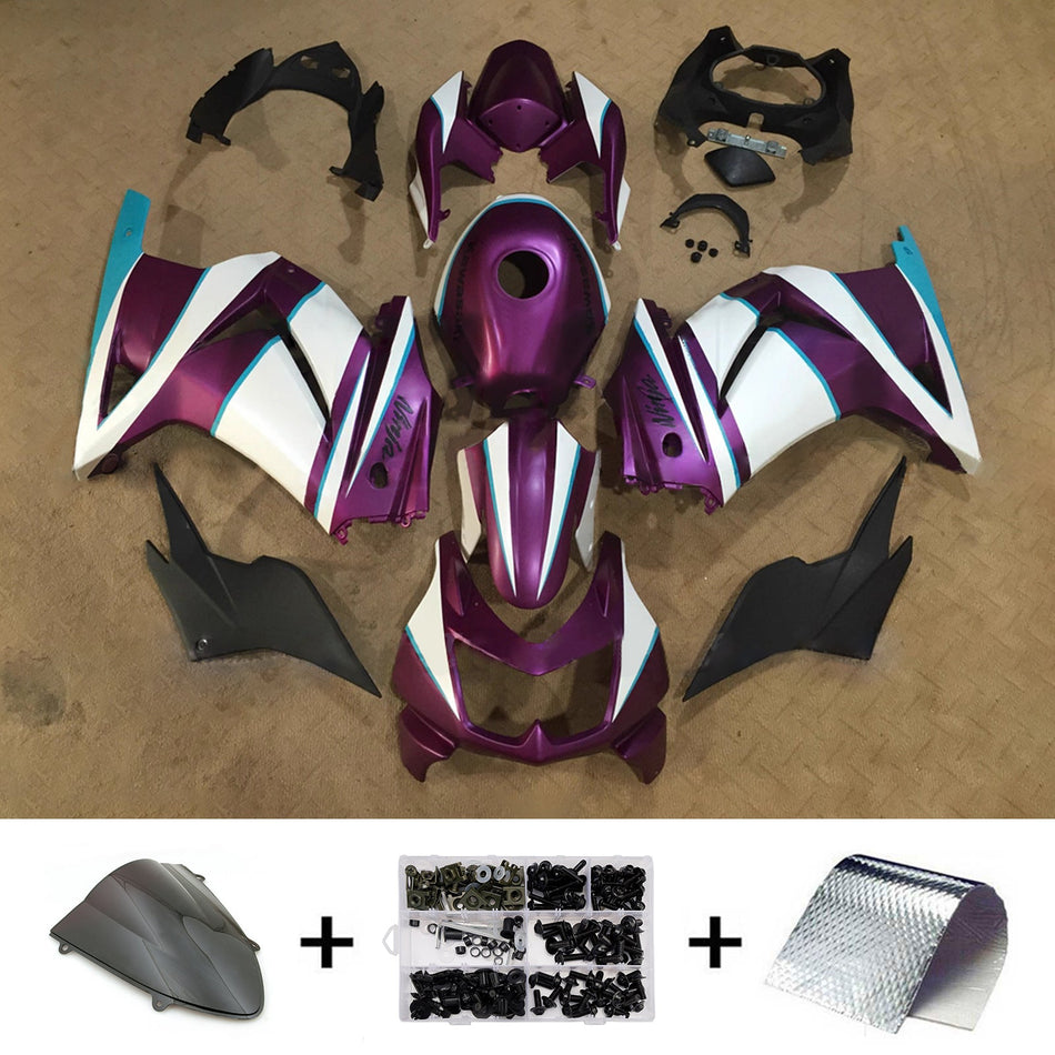 Verkleidungssatz aus ABS-Kunststoff, passend für Kawasaki EX250 Ninja250R 2008-2012