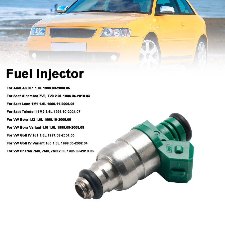 1 STüCKE Kraftstoffinjektor 037906031AA Fit Audi A3 1.6L 1996-2003 Fit Sitz Fit VW