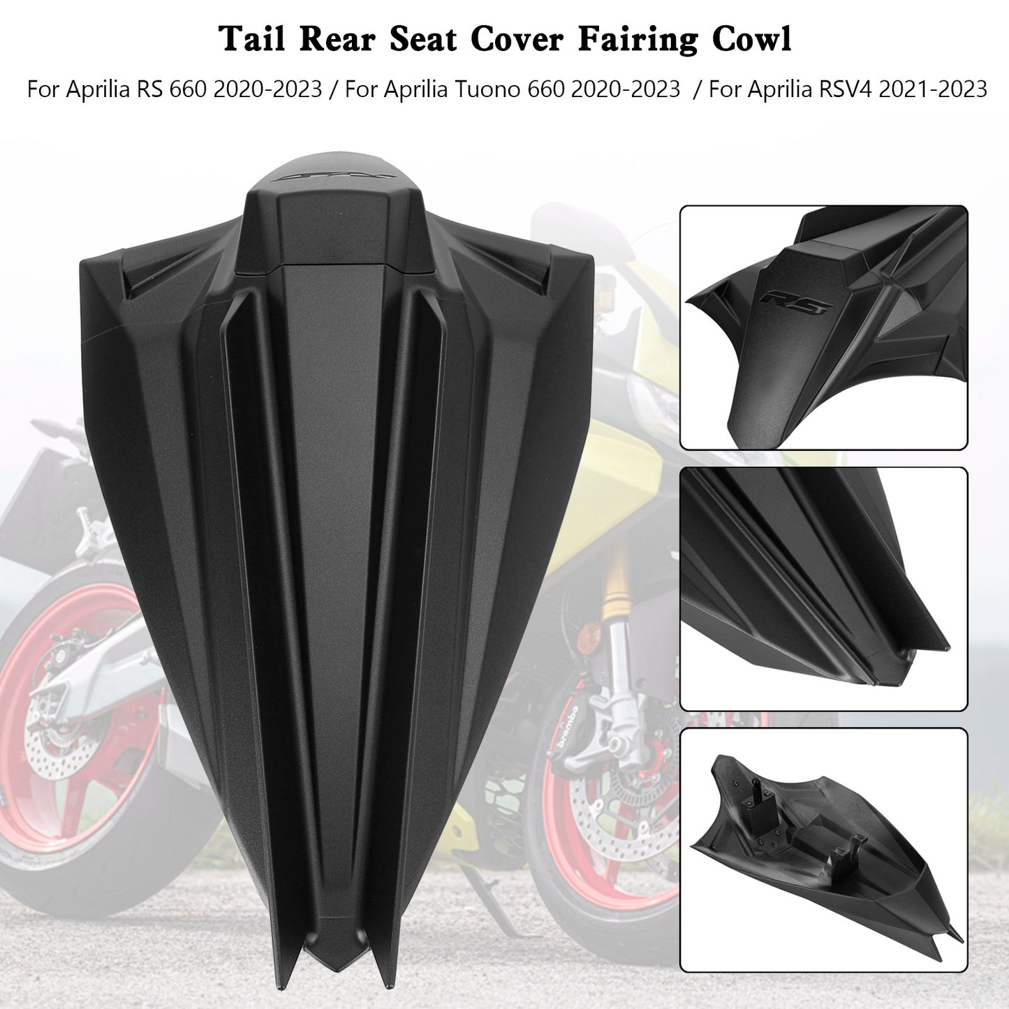 Capot de protection de siège arrière pour Aprilia RS 660 Tuono 660 RSV4 2020-2023