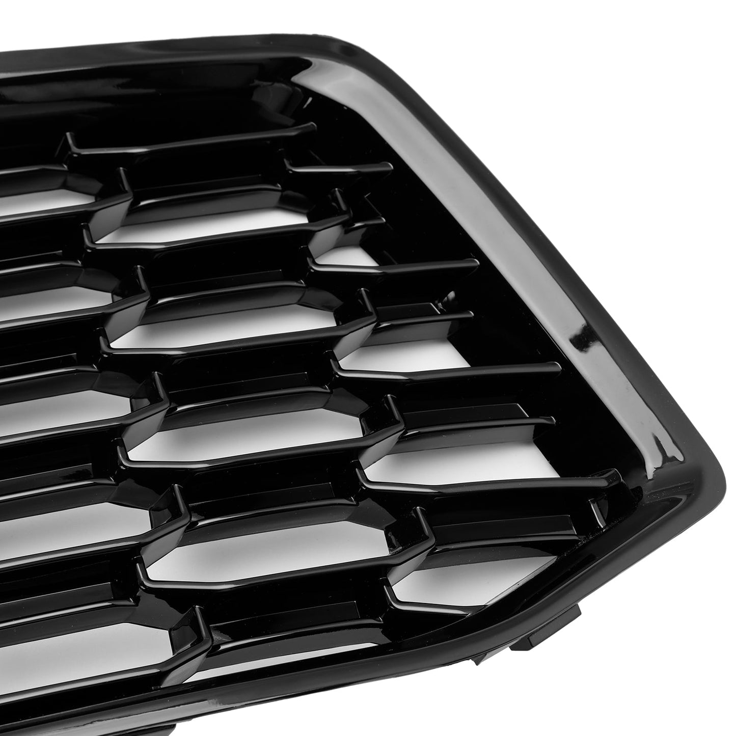 2018-2022 Audi Q5 Mesh 2PCS Front Sto?stange Abdeckung Grill Grille Lünette Einsatz